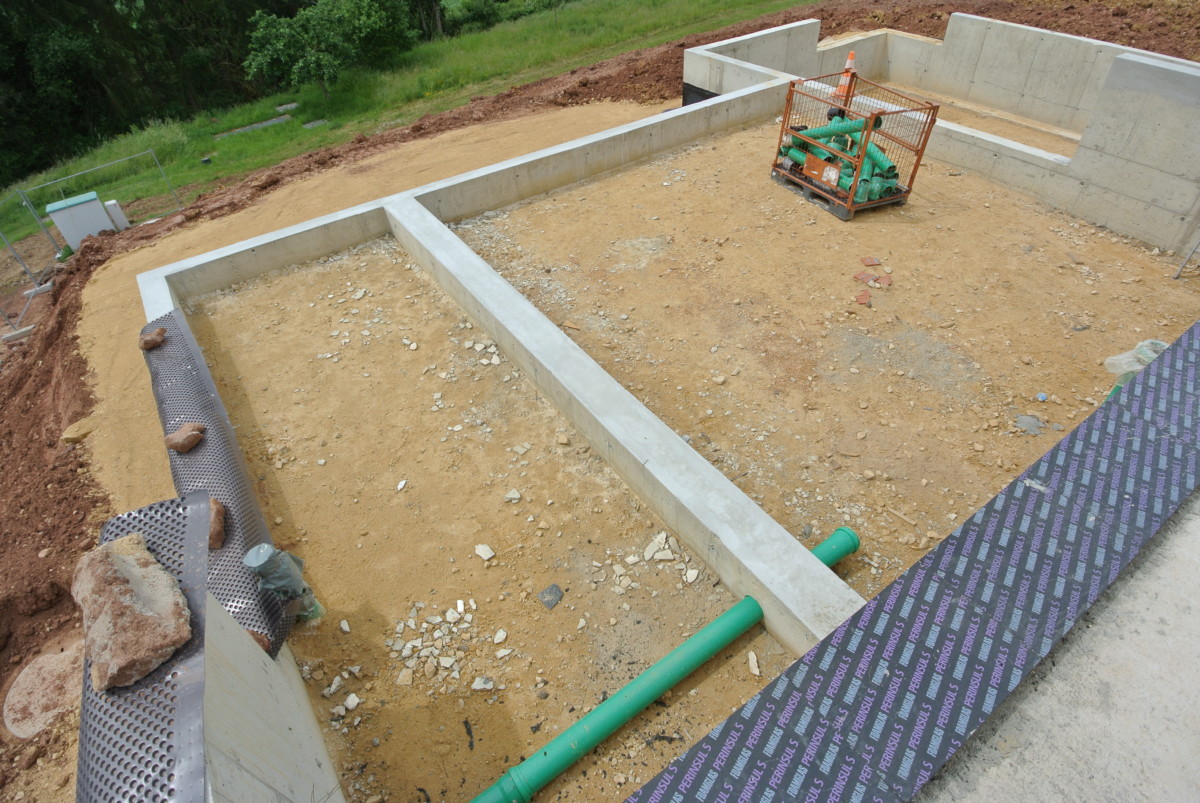 Immobilier Construction de fondation/radier pour maison en bois
